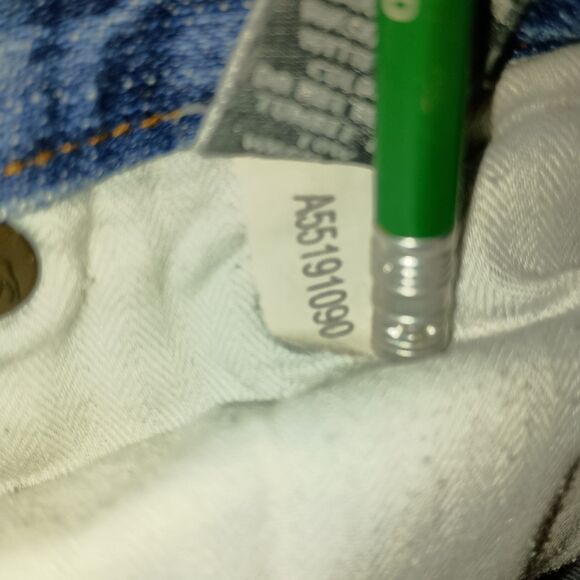 Vintage RARE Abercrombie Fitch Flared Jeans Trashed Thrashed Low Rise Distressed - Picture 11 of 16